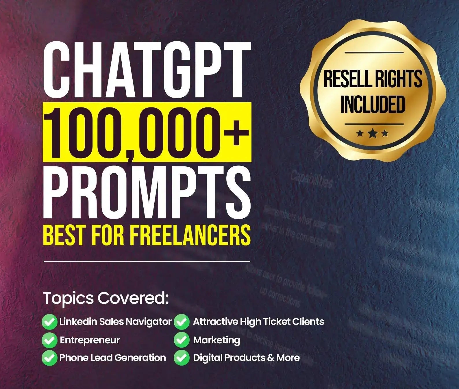 150,000+ CHATGPT PROMPTS BUNDLE